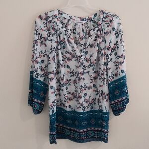 Old Navy Floral Blouse, Size medium